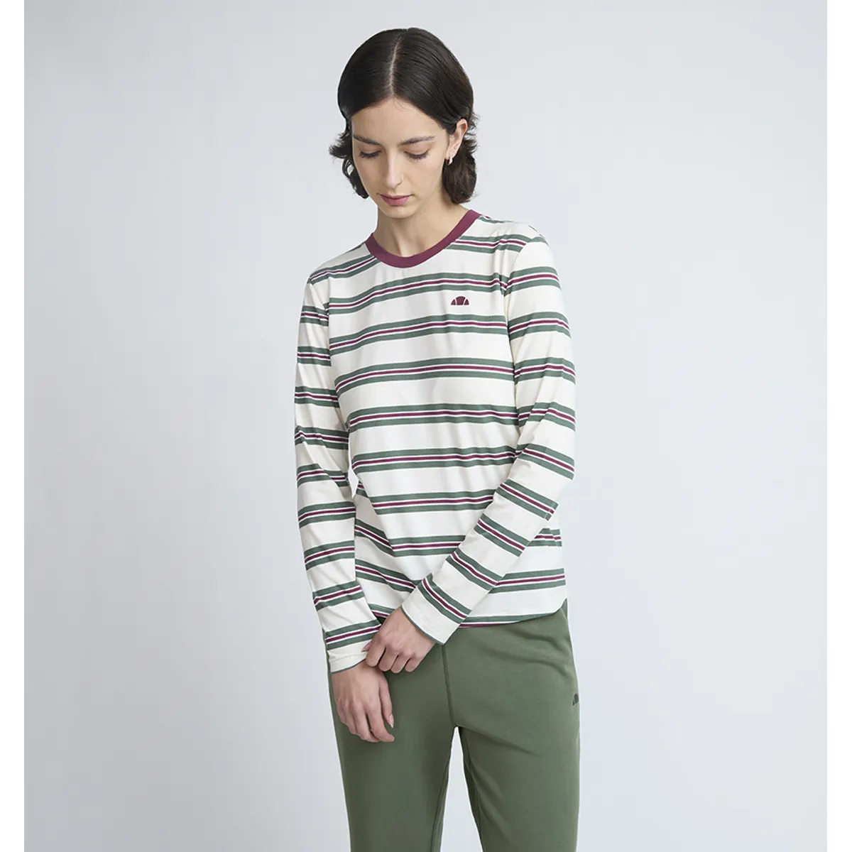 ELLESSE - POLERA MUJER ELLESSE LILY CREMAVERDE