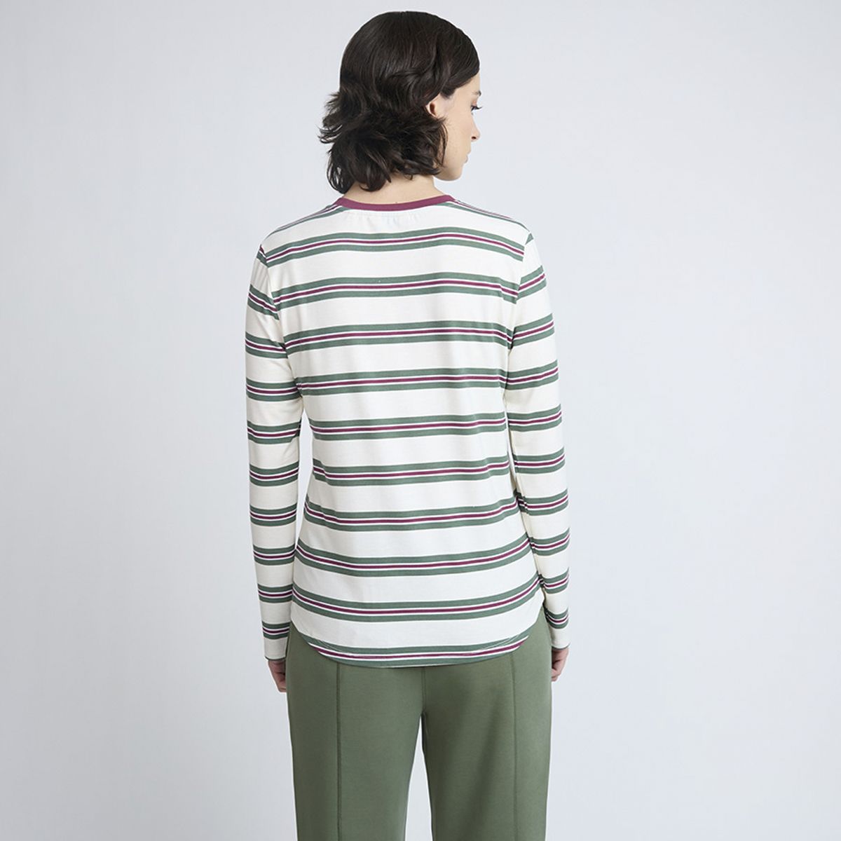 ELLESSE - POLERA MUJER ELLESSE LILY CREMAVERDE