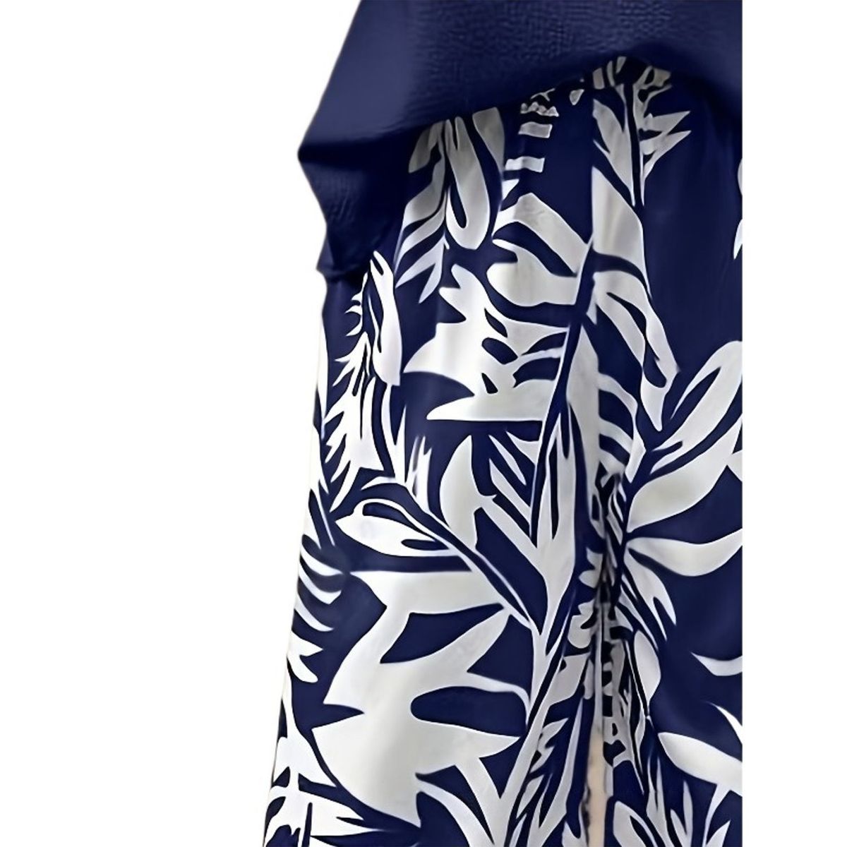 TIOZONEY - Conjunto informal para mujer-Azul