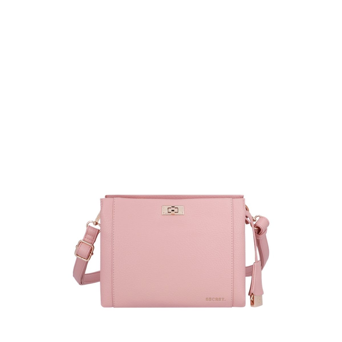 SECRET - Cartera Bandolera Secret Minsk Pequeña Rosada ST6