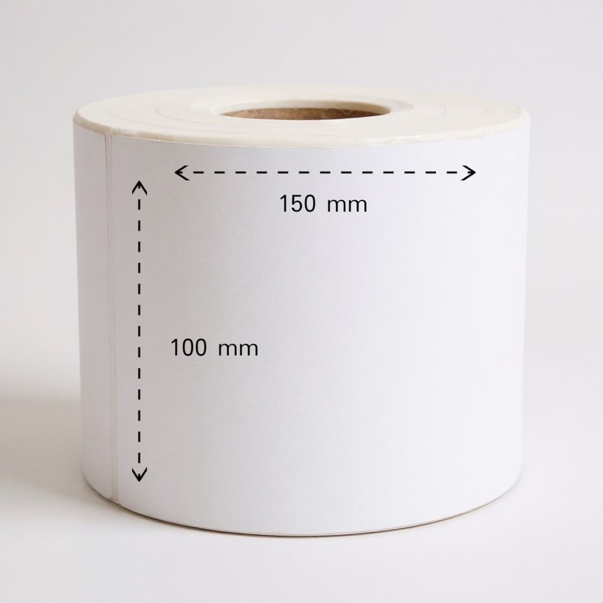 BLOCCARE - Etiqueta Térmica Autoadhesiva 100x150 mm Pack 4 Rollos (2000 Unidades)