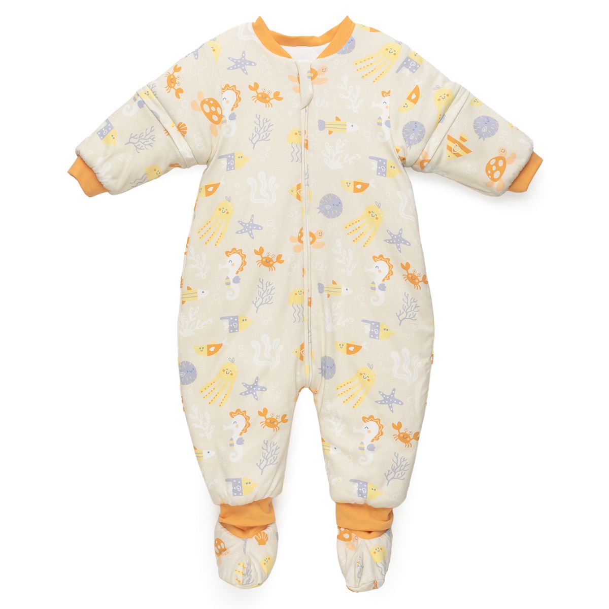 TU SAQUITO - Saco de dormir bebé TOG 3.5 piernas y pies Unisex Coral