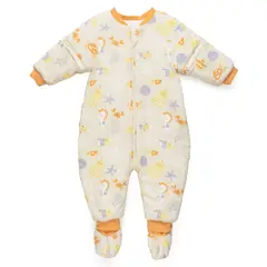 TU SAQUITO - Saco de dormir bebé TOG 3.5 piernas y pies Unisex Coral