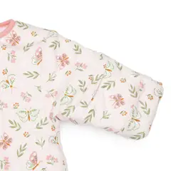 TU SAQUITO - Saco de dormir bebé TOG 2.5 gota con mangas removibles rosa