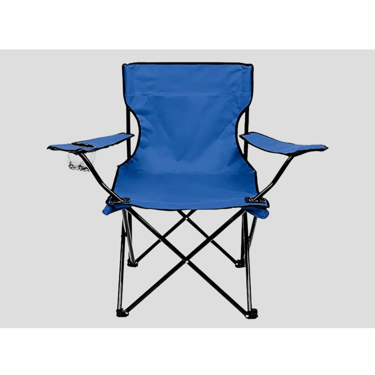 GENERICO - Silla Plegable De Playa Camping Con Bolso De Porta Vasos