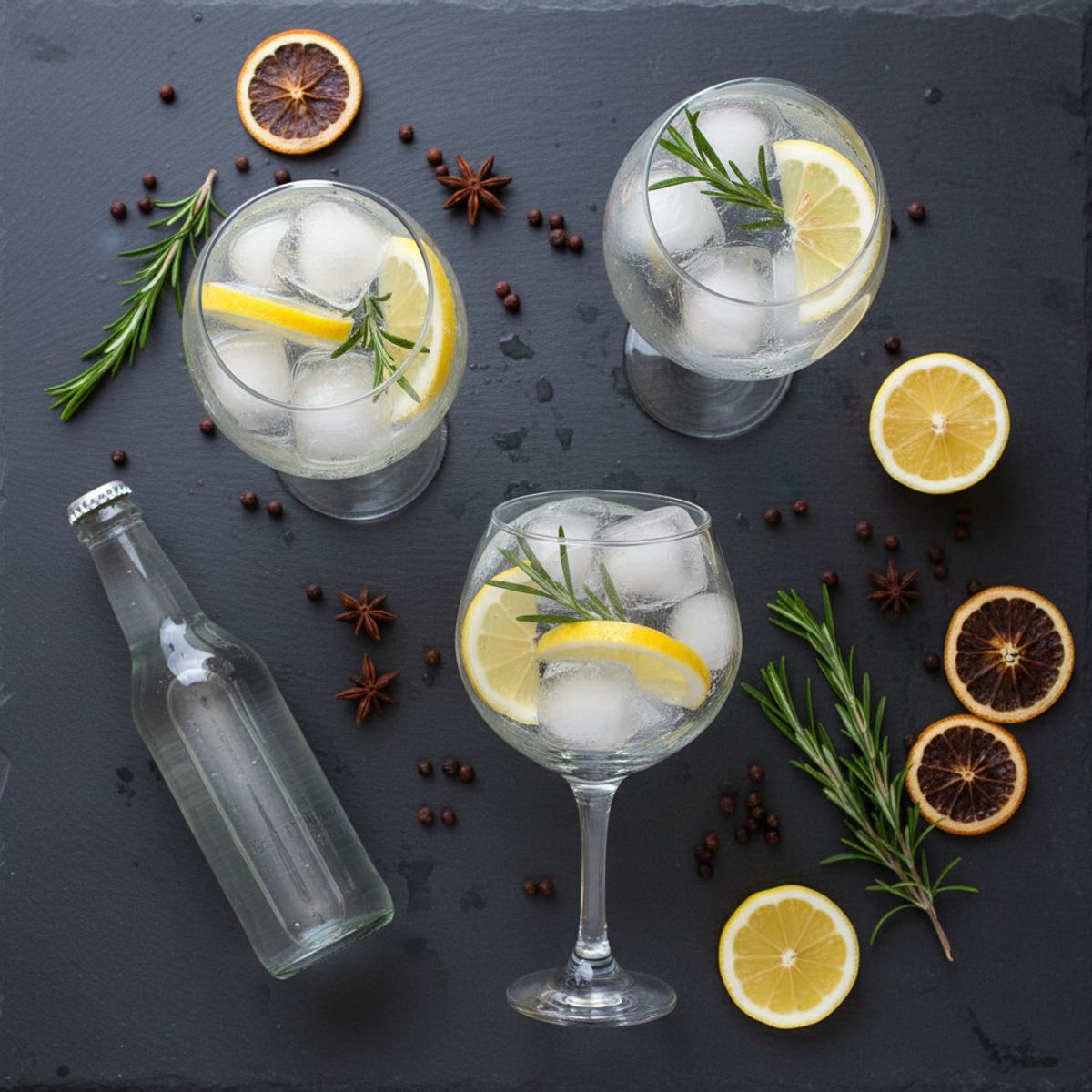 CRISTAR - Set 3 Copas Copones Gin Ginebra 657ml Cristar Vidrio