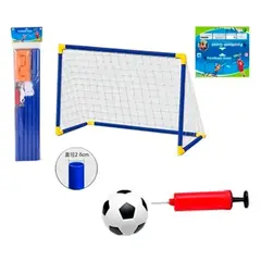 GENERICO - Arco Futbol Niños + Pelota + Inflador Set Infantil Juego Deportivo