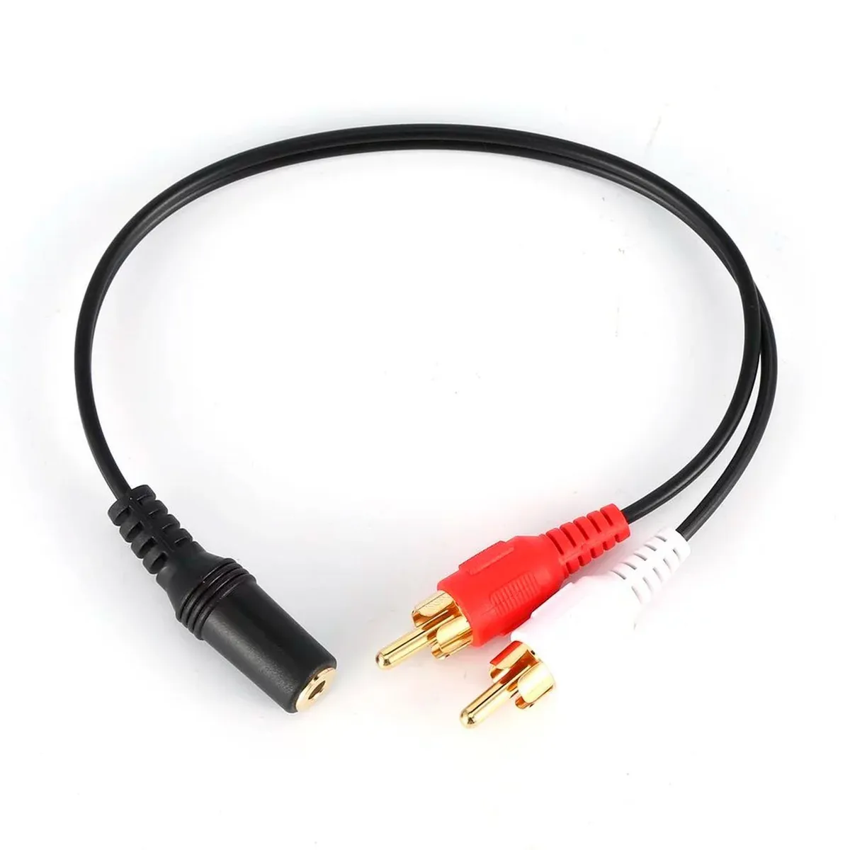 ULINK - Cable Adaptador Jack Hembra 3,5Mm A Rca 2 Macho Ulink 501628