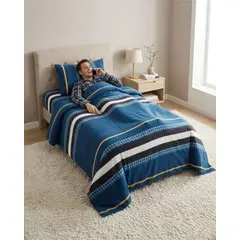GENERICO - Sábanas Polar Soft Grueso 2 Plazas Ultra Suave