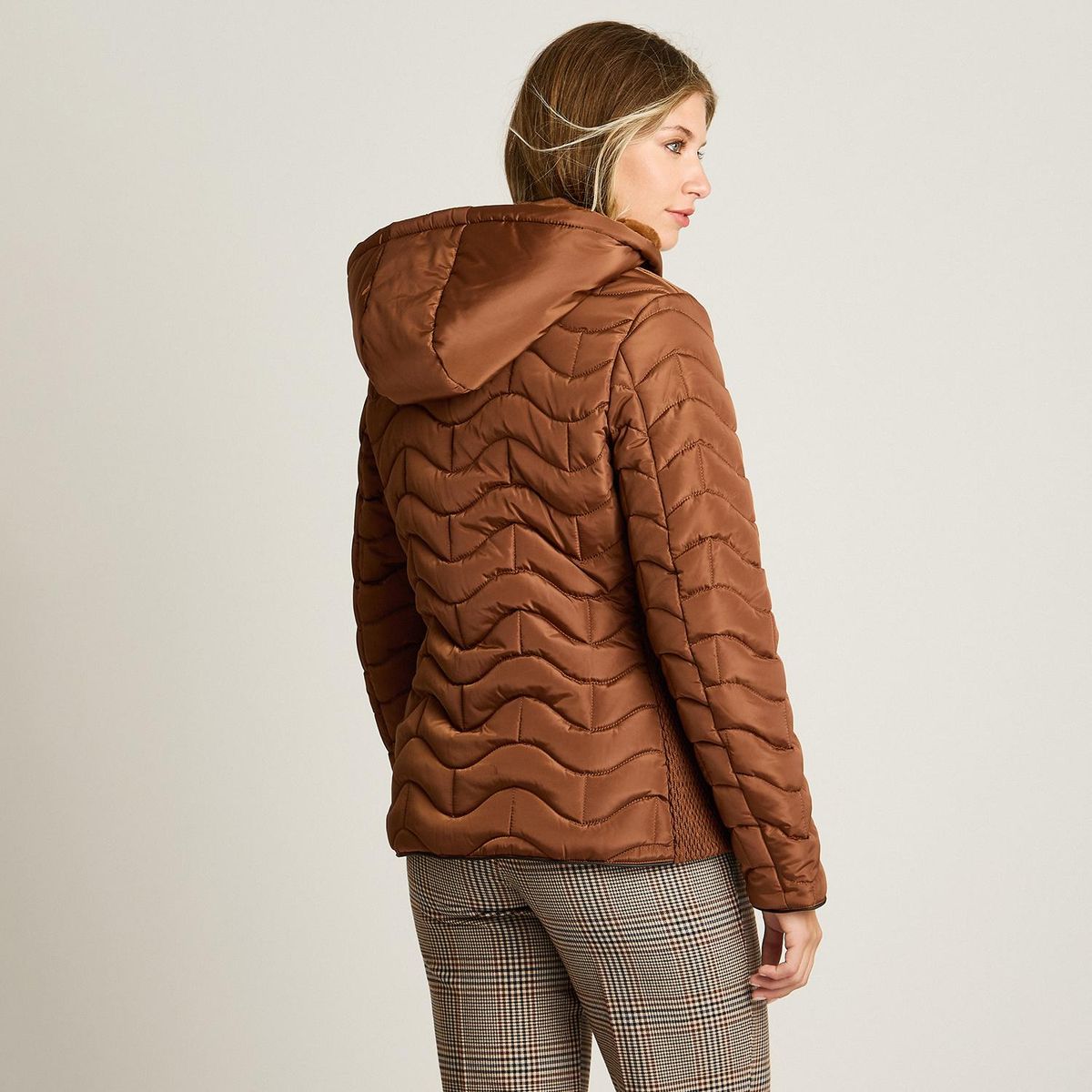 LORENZO DI PONTTI - Parka Básica Mujer Camel