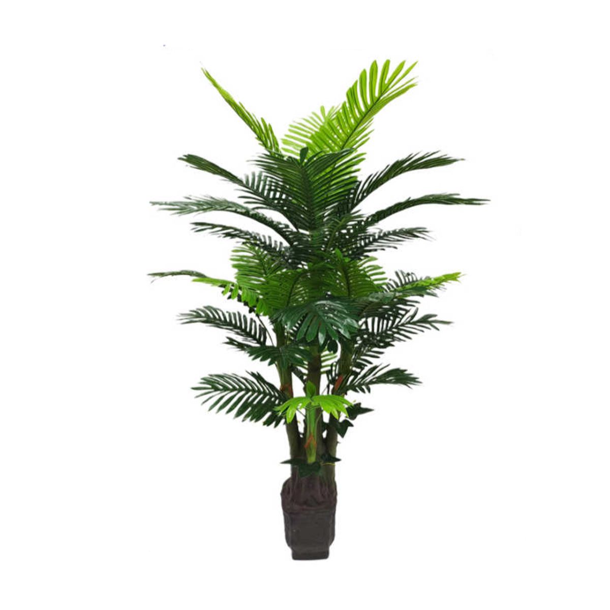 GENERICO - Planta Artificial Palmera Decorativa 1,50CM para Interior de Hogar