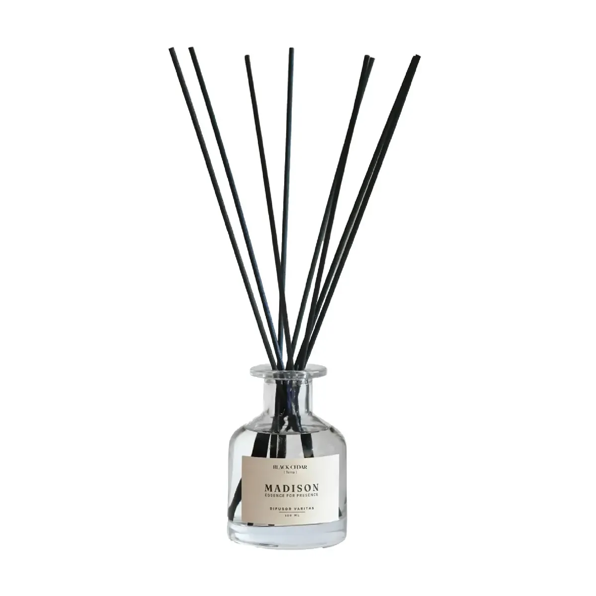 MADISON - Difusor Varitas Madison Black Cedar Transparente 150 ml