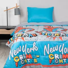 MASHINI - CUBRECAMA PLUMON SPIDERMAN POWER 1.5 PLAZAS