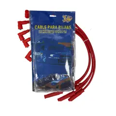 GENERICO - Cables Para Bujias Alta Rojo
