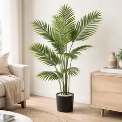 GENERICO - Planta Artificial Palmera Areca 1.5m Con Macetero