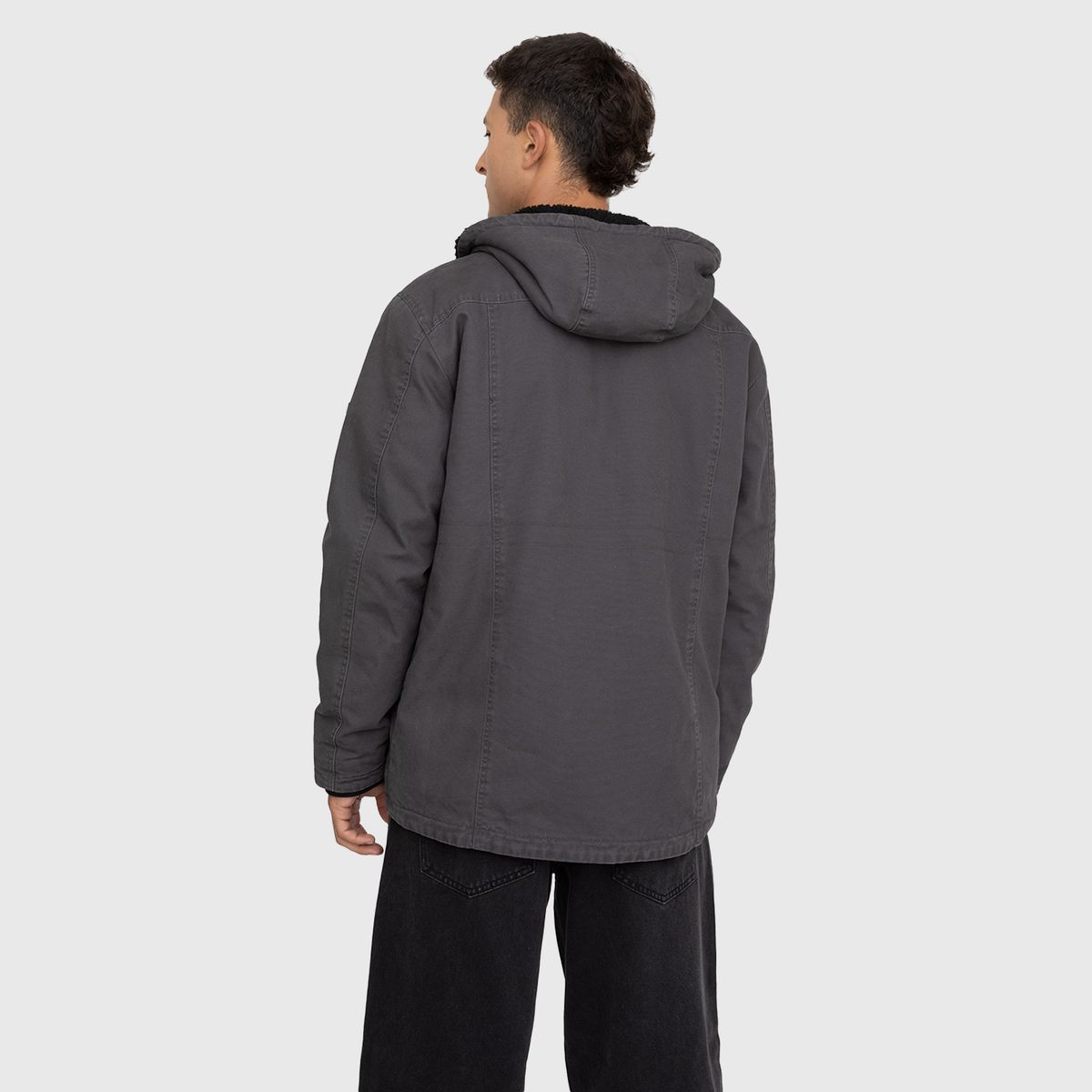 BLACK - Chaqueta Canvas Gris Black Bubba