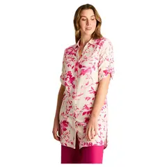 LORENZO DI PONTTI - Blusa Fucsia Manga Larga