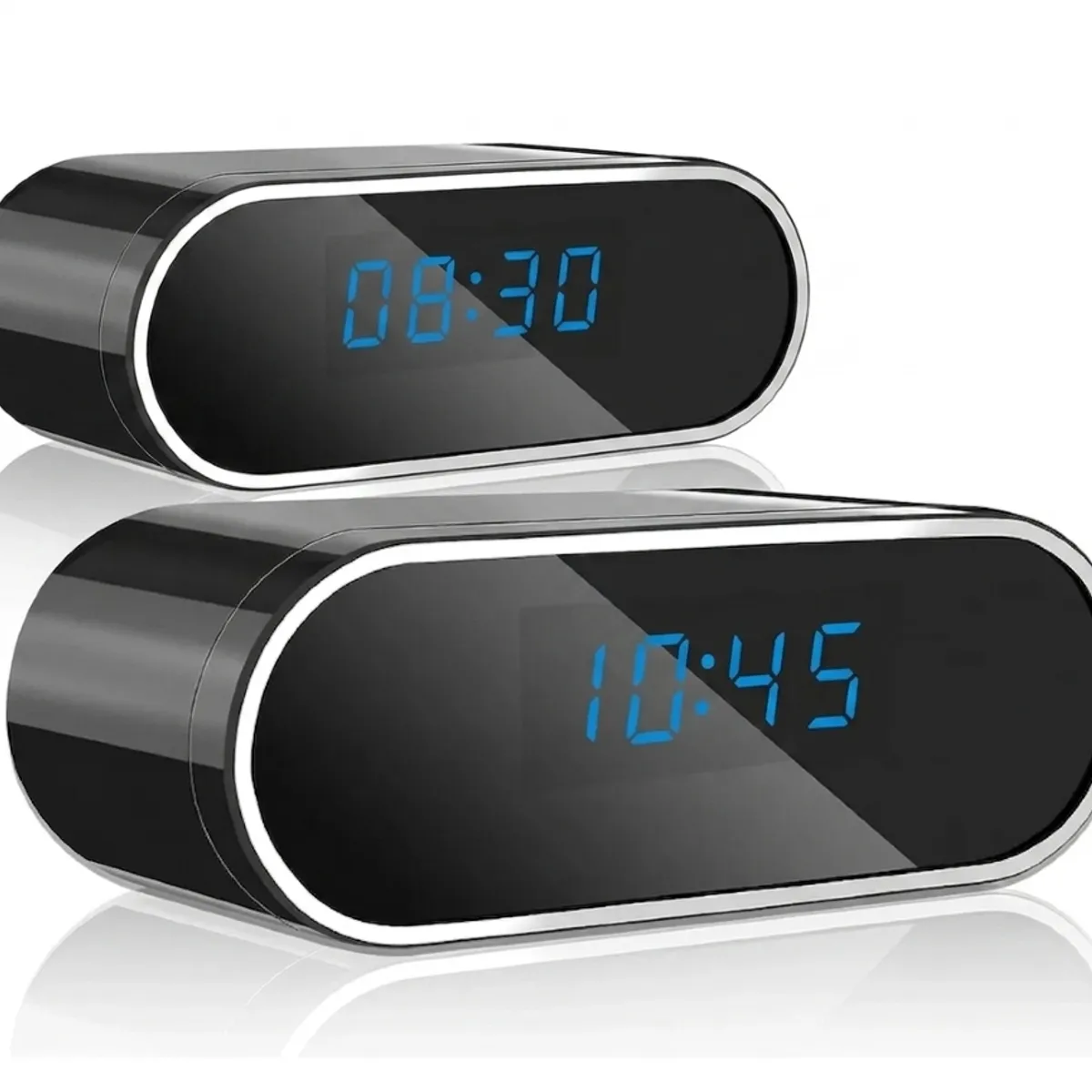 IRM - Reloj Camara Espia Pack 2 Wifi Sobre Mesa Seguridad Hogar Hd Inalambrica Bateria Pro FIGOIMPORT
