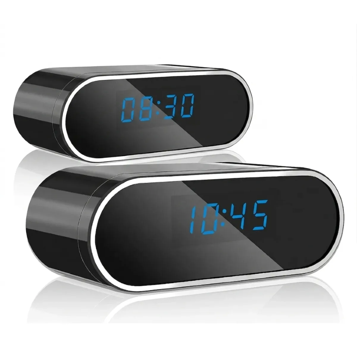 IRM - Reloj Camara Espia Pack 2 Wifi Sobre Mesa Seguridad Hogar Hd Inalambrica Bateria Pro FIGOIMPORT