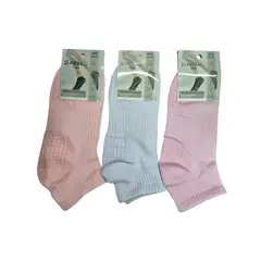 GARSIL - 3 Pares De Tobilleras Calcetines Antideslizante - Calcetas Yoga Danza Fitness