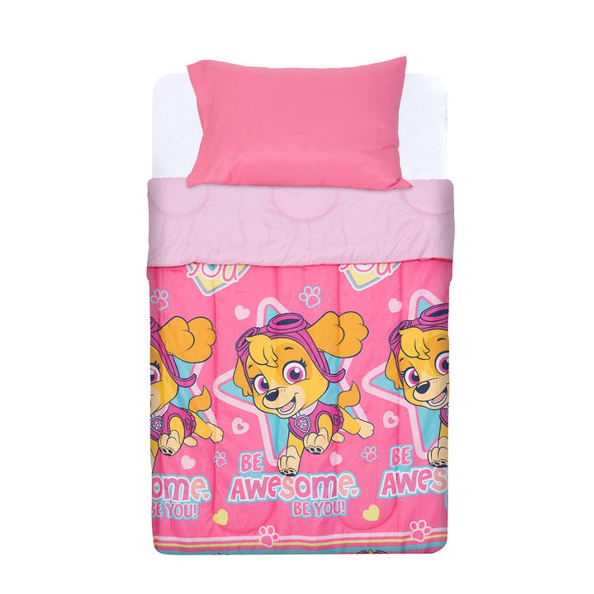 MASHINI - CUBRECAMA PLUMON PAW PATROL-PAW SKYE 1.5 PLAZAS