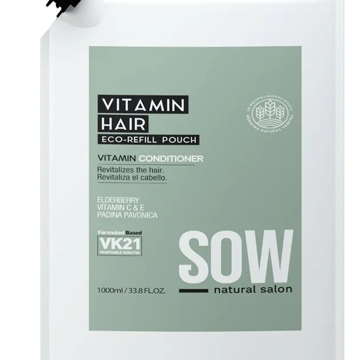 GENERICO - Acondicionador Sow Vitamin Hair 1000ml Recarga