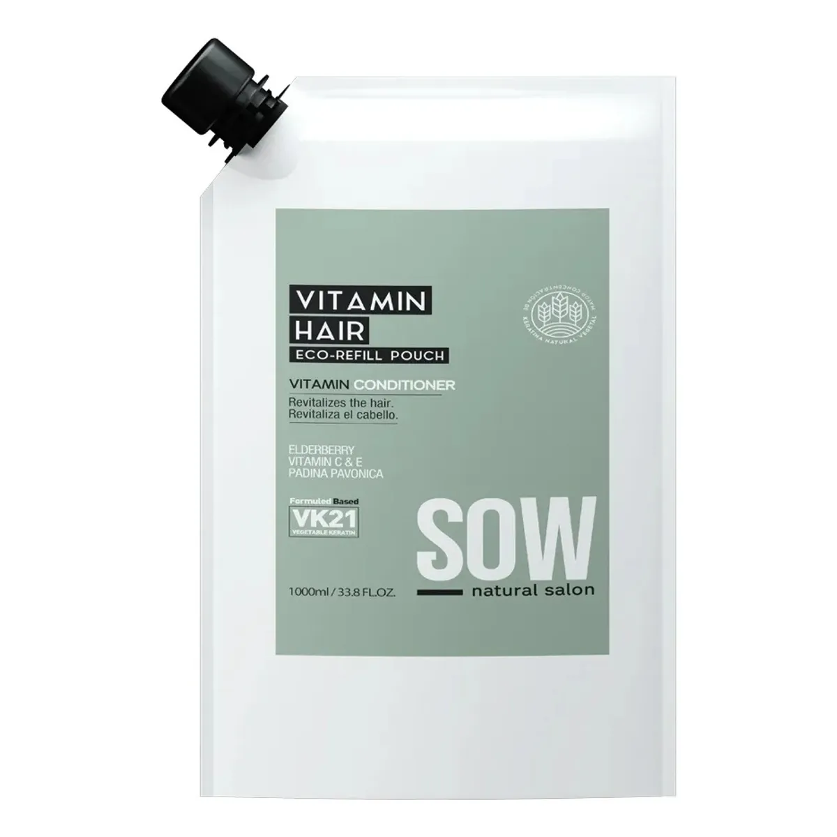 GENERICO - Acondicionador Sow Vitamin Hair 1000ml Recarga
