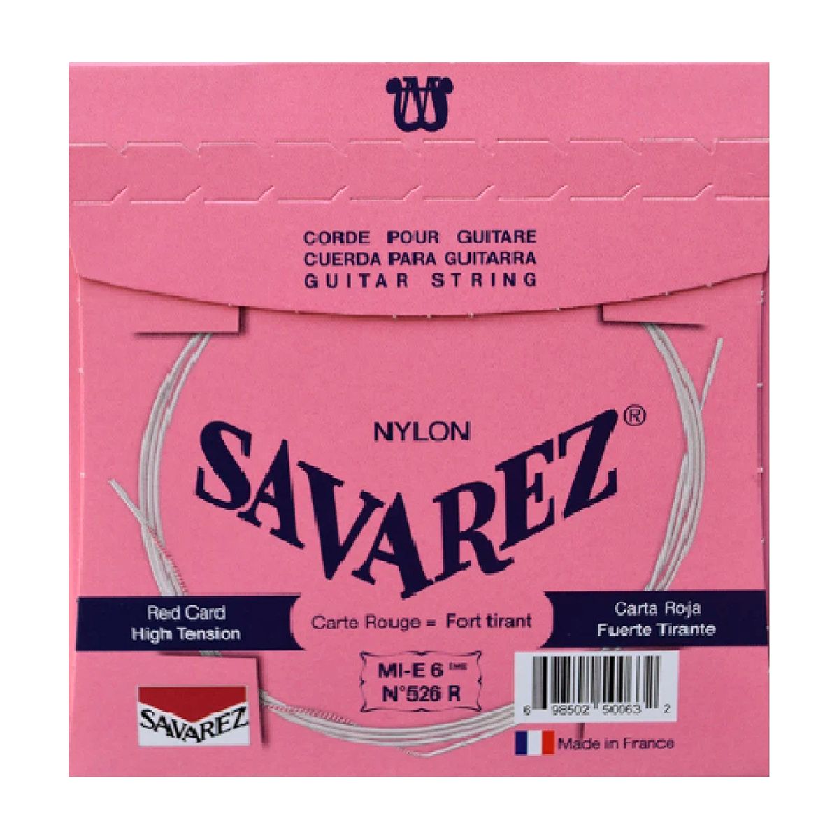 SAVAREZ - Set de Cuerdas Guitarra Clásica Nylon Savarez SET 520R