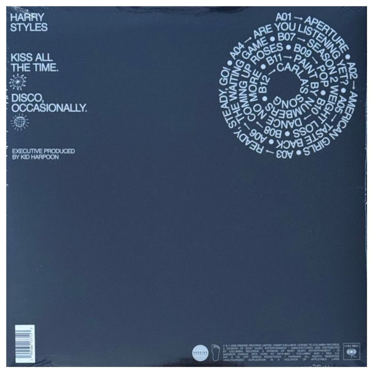 GENERICO - HARRY STYLES - KISS ALL THE TIME  VINILO