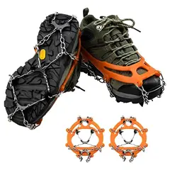 GENERICO - Crampones Para Zapatos Nieve Escalar Antideslizante Seguro