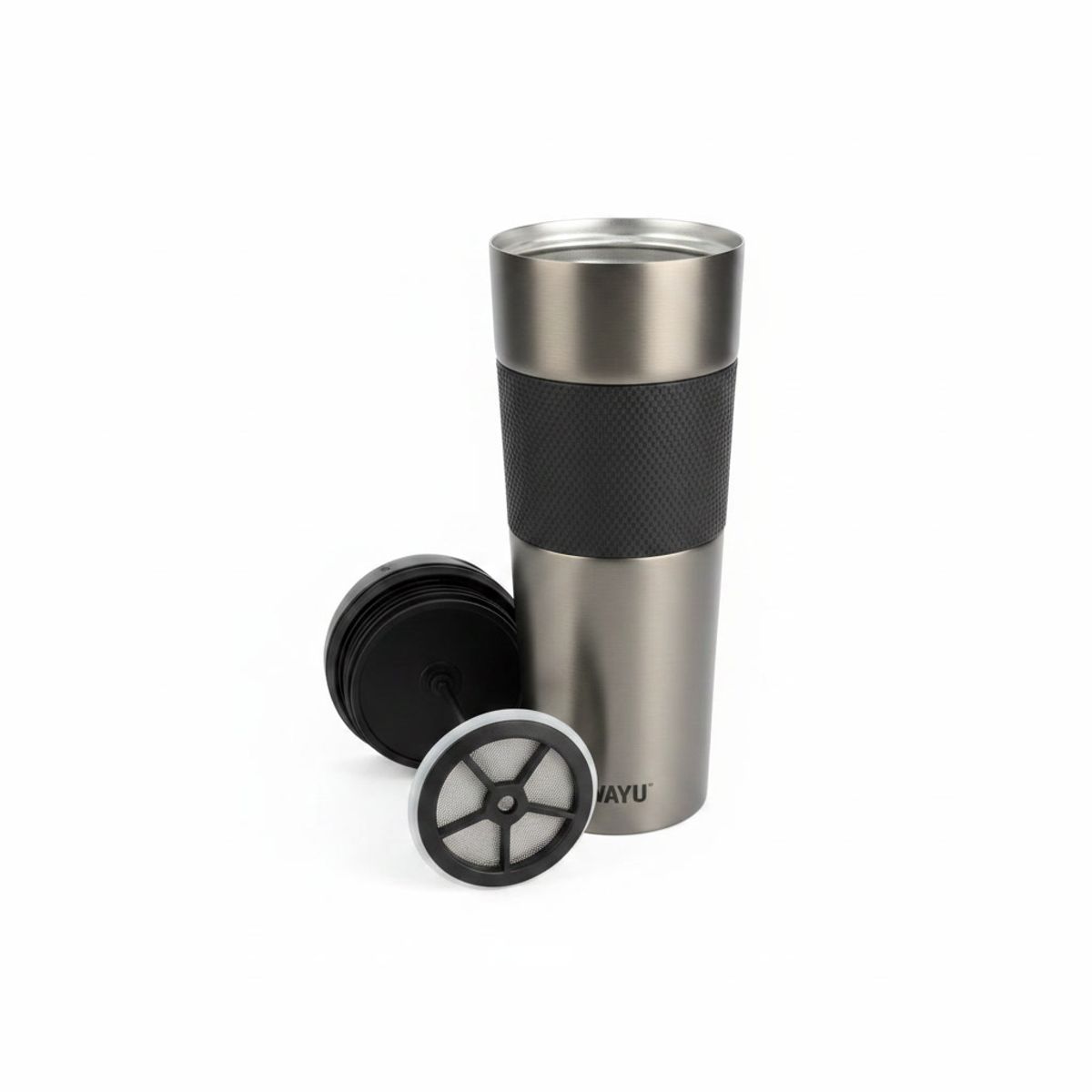 WAYU - Mug Termo Prensa Wayu Acero Inoxidable 450mL
