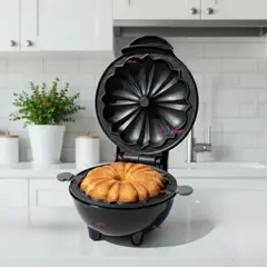 LINE - Máquina De Mini Bundt Queque Pastel Con Molde Antiadherente 700W