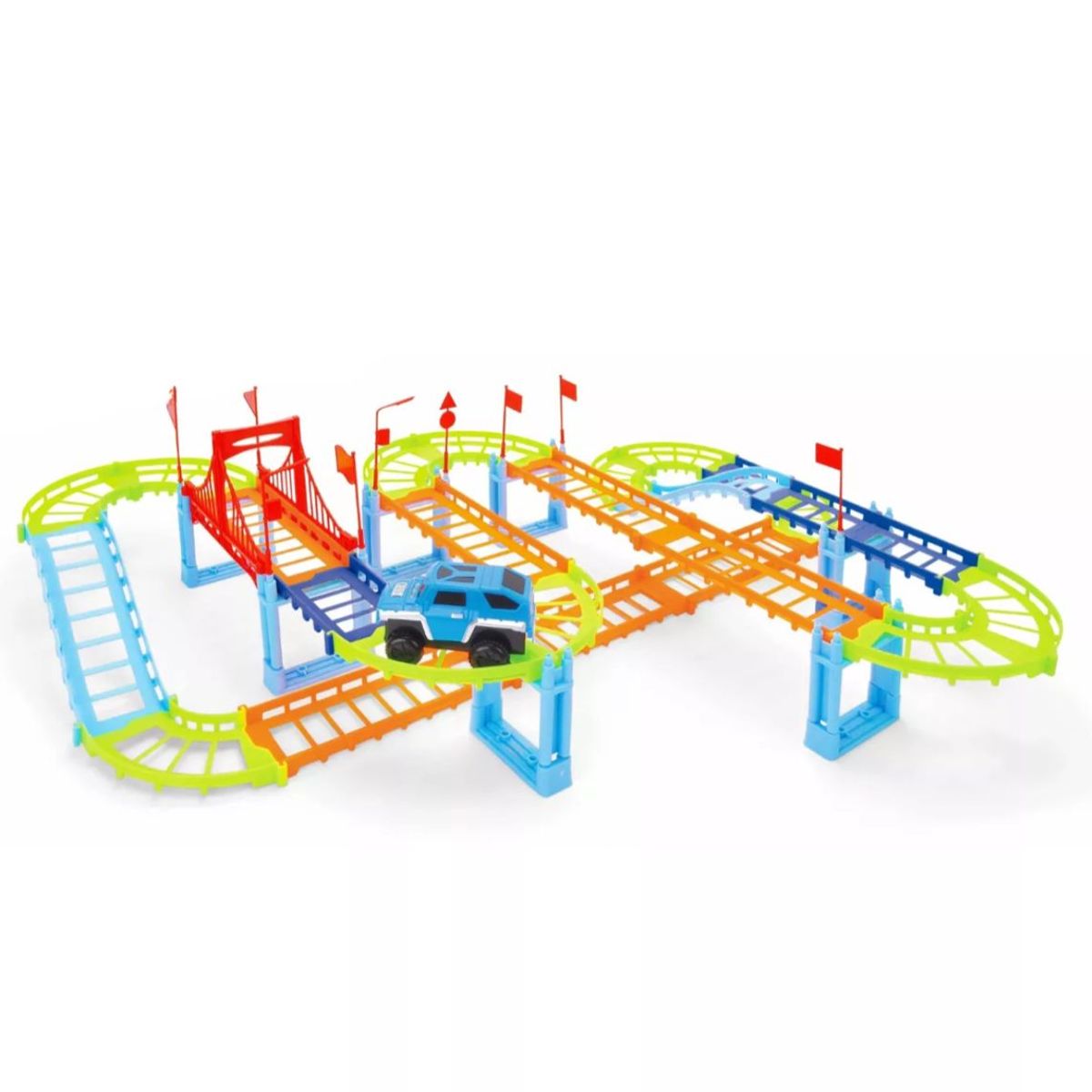 GENERICO - Pista De Auto Mágica Armable Con 52 Pcs