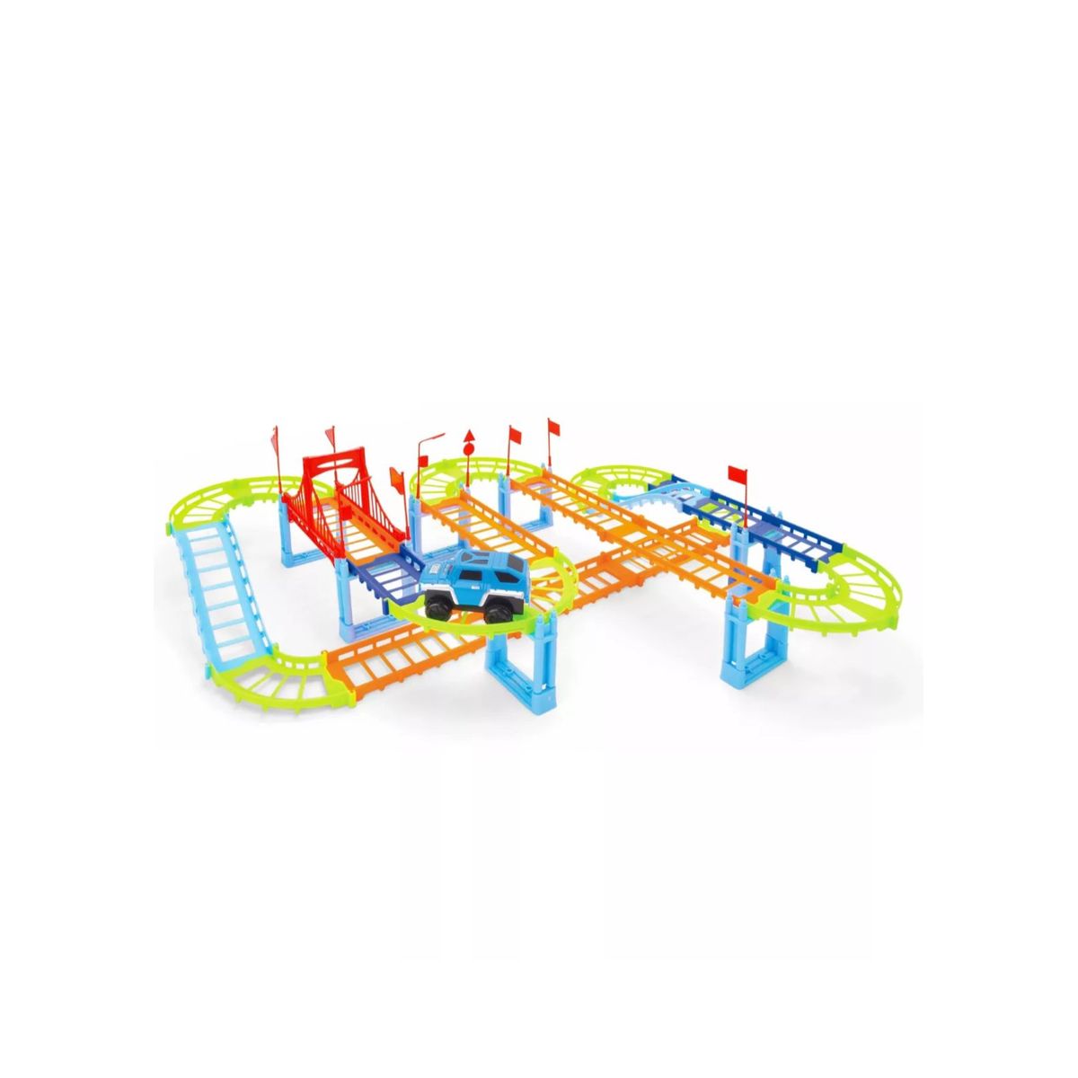 GENERICO - Pista De Auto Mágica Armable Con 52 Pcs