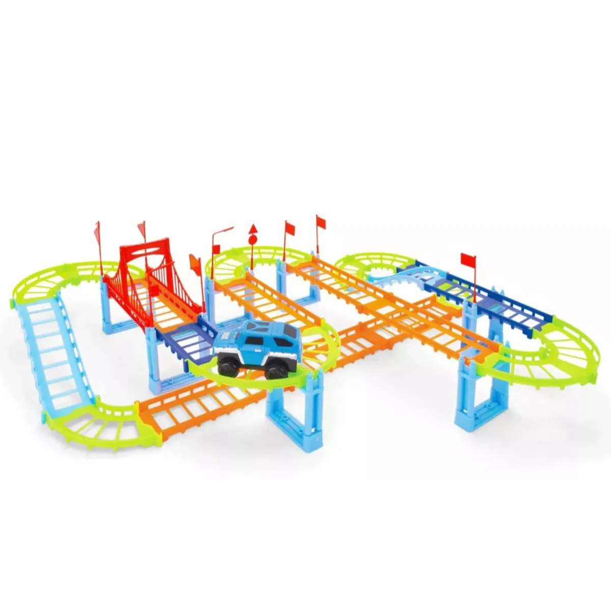 GENERICO - Pista De Auto Mágica Armable Con 52 Pcs