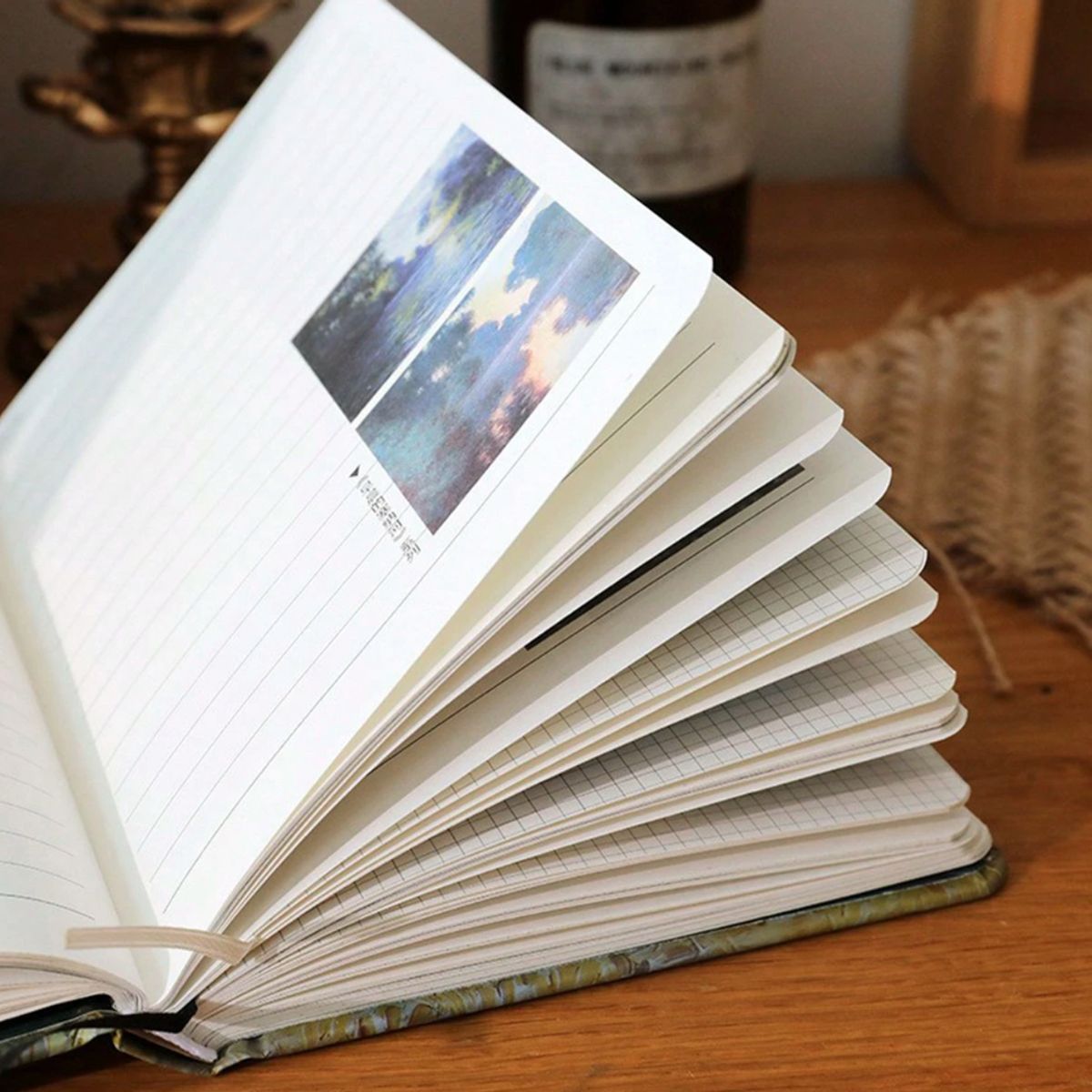 GENERICO - Libreta Cuaderno Tapa Dura Van Gogh Noche Estrellada M1