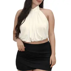 AUVA - Top con cuello englobado mujer