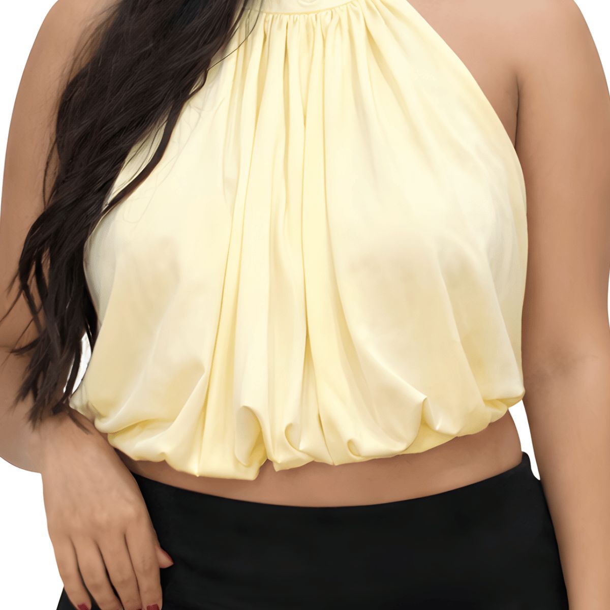 AUVA - Top con cuello englobado mujer AUVA