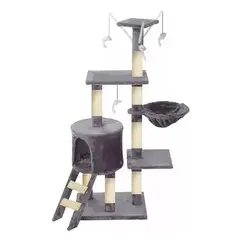 GENERICO - Rascador Tipo Árbol para Gatos - 5 Niveles Interactivo