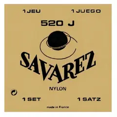 SAVAREZ - Set de Cuerdas Guitarra Clasica 520J Super Alta Tension