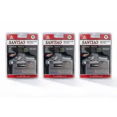GENERICO - Pack X3 Candado De Seguridad + 3 Llaves Anti Napoleón 90mm anti robo
