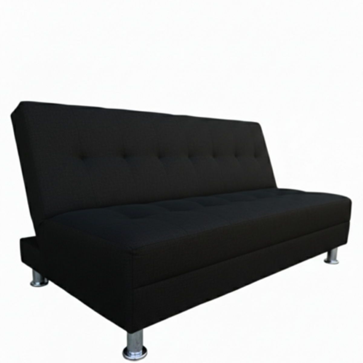 GENERICO - sofa cama new negro felpa