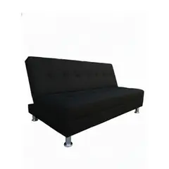 GENERICO - Sofa cama new negro felpa