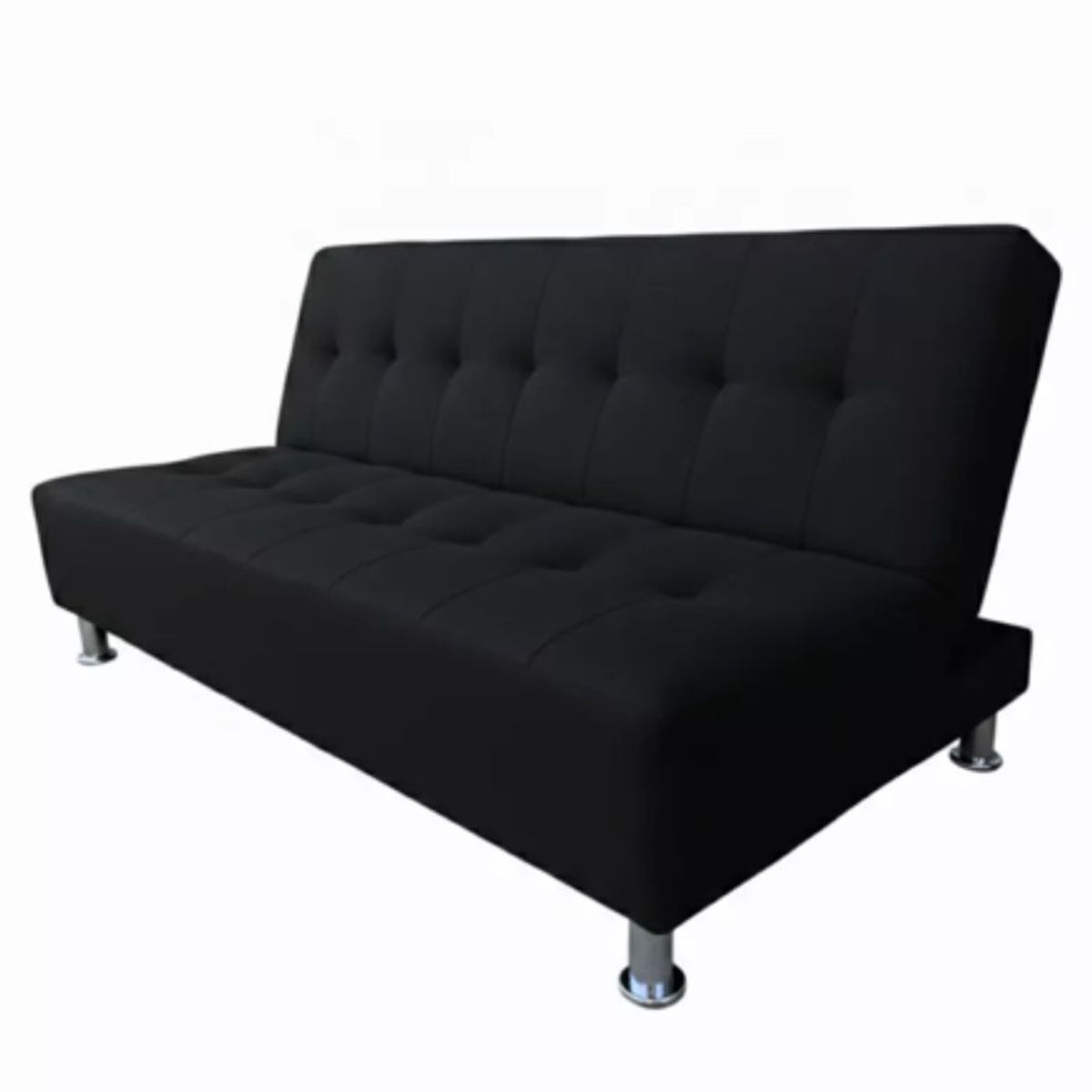 GENERICO - sofa cama new negro felpa
