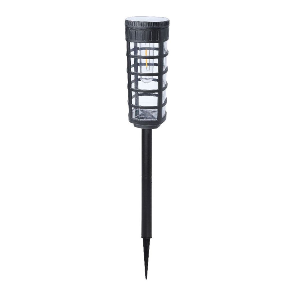 GENERICO - Foco Solar Estaca y Pared 2 en 1 - Sensor de Movimiento, Luz LED Cálida y Resistente al Agua