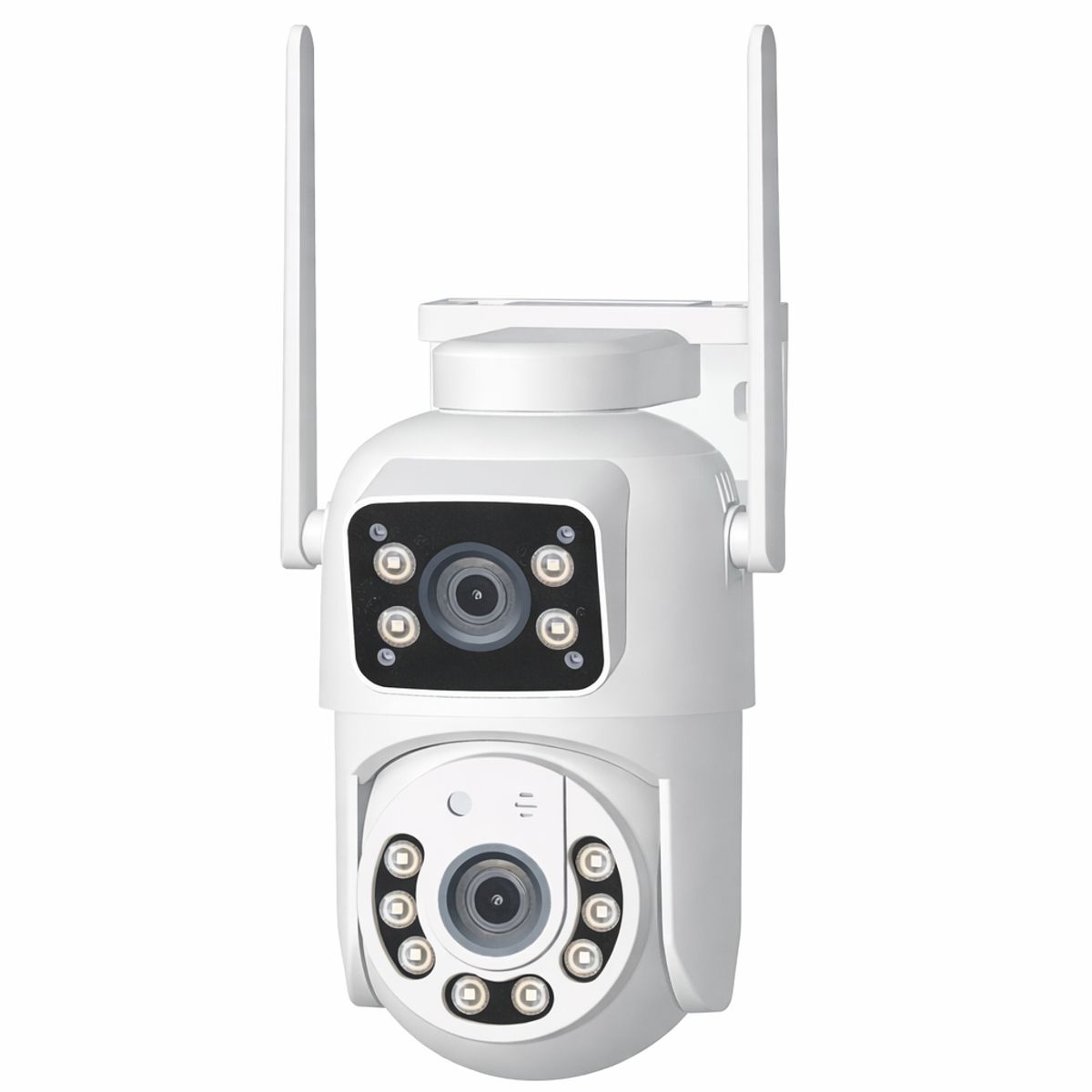 GENERICO - Camara Doble Lente De Seguridad  Exterior  app Yoosee + sd 32gb