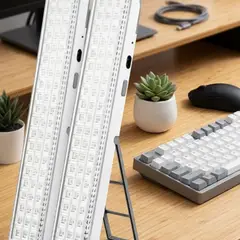 IRM - Luz De Emergencia X2 60 Led Recargable Automatico Hogar Oficina Seguridad Calidad Pro FIGOIMPORT