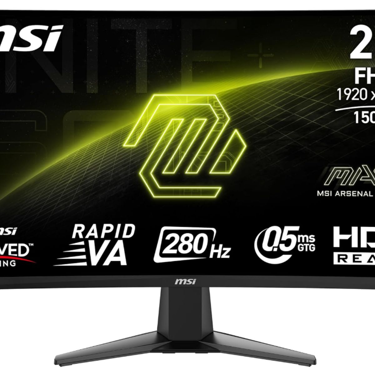 MSI - Monitor Gamer MSI MAG 276CXF 27 Curvo FHD 280Hz 0.5ms VA