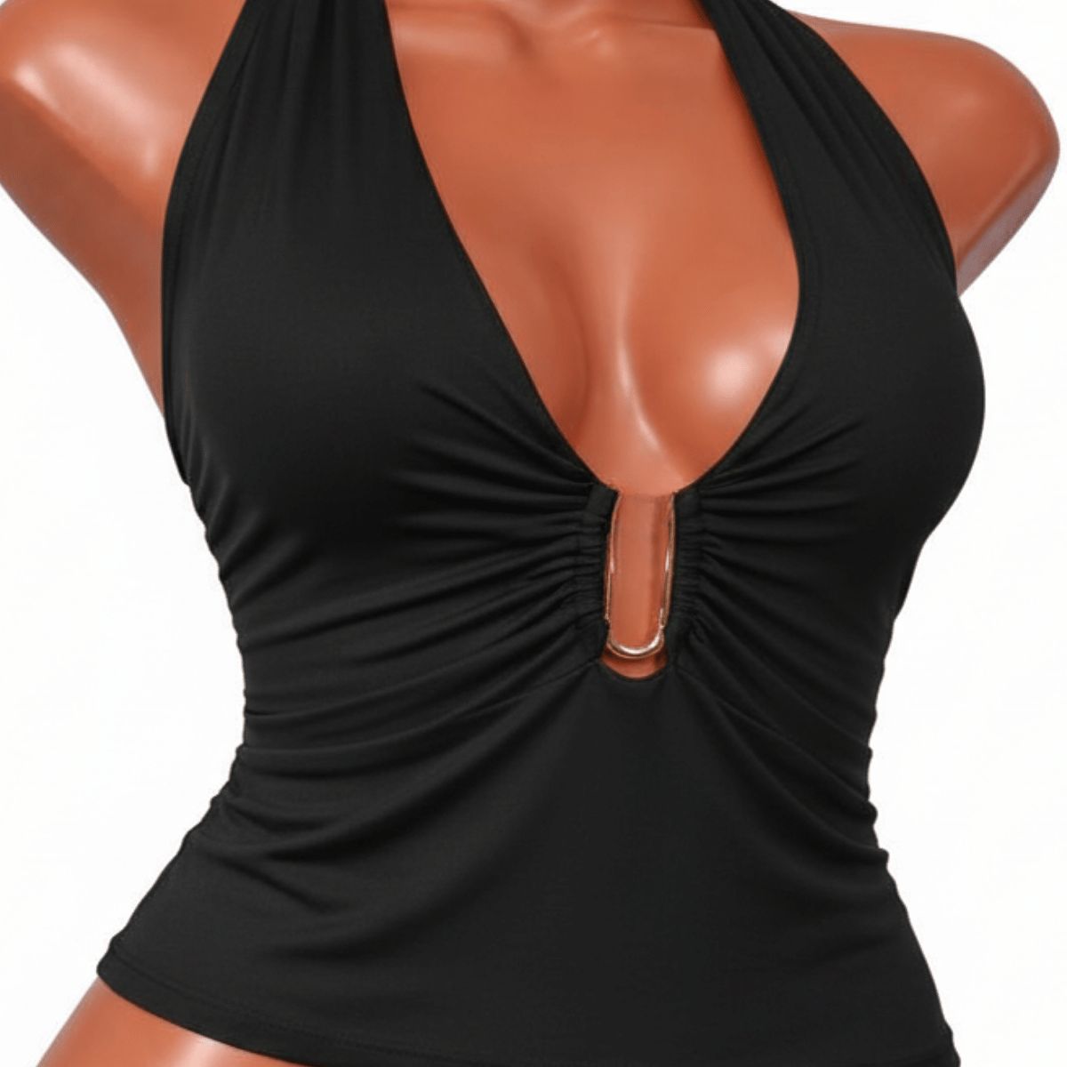 AUVA - Crop Top Argolla Grace mujer