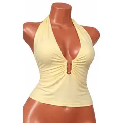 AUVA - Crop Top Argolla Grace mujer